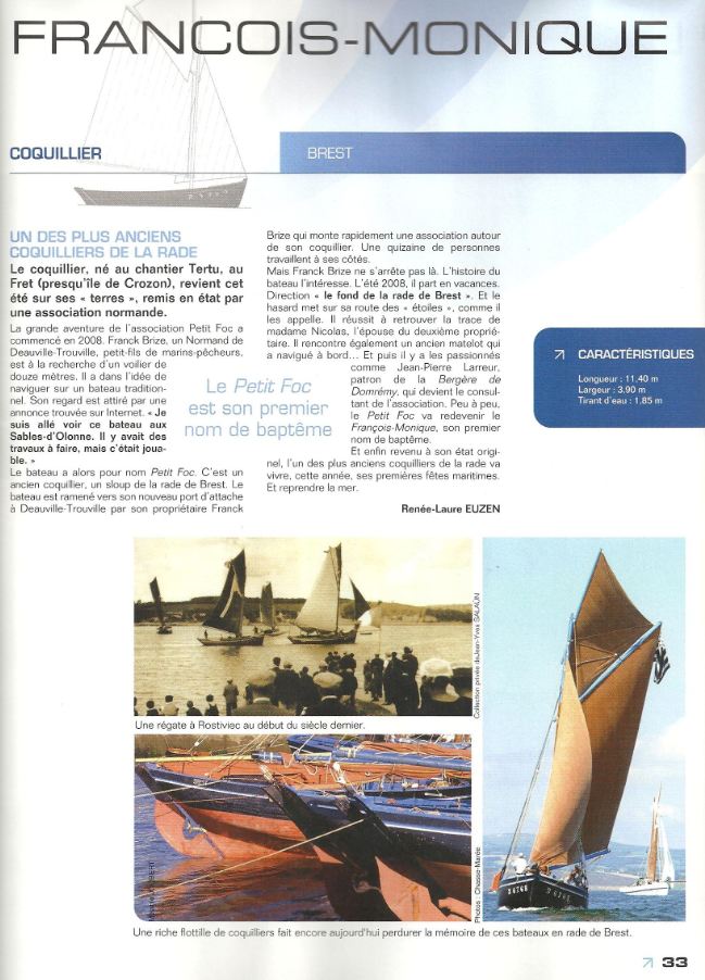 Ouest France "Histoires de voiliers" hors série juin2012