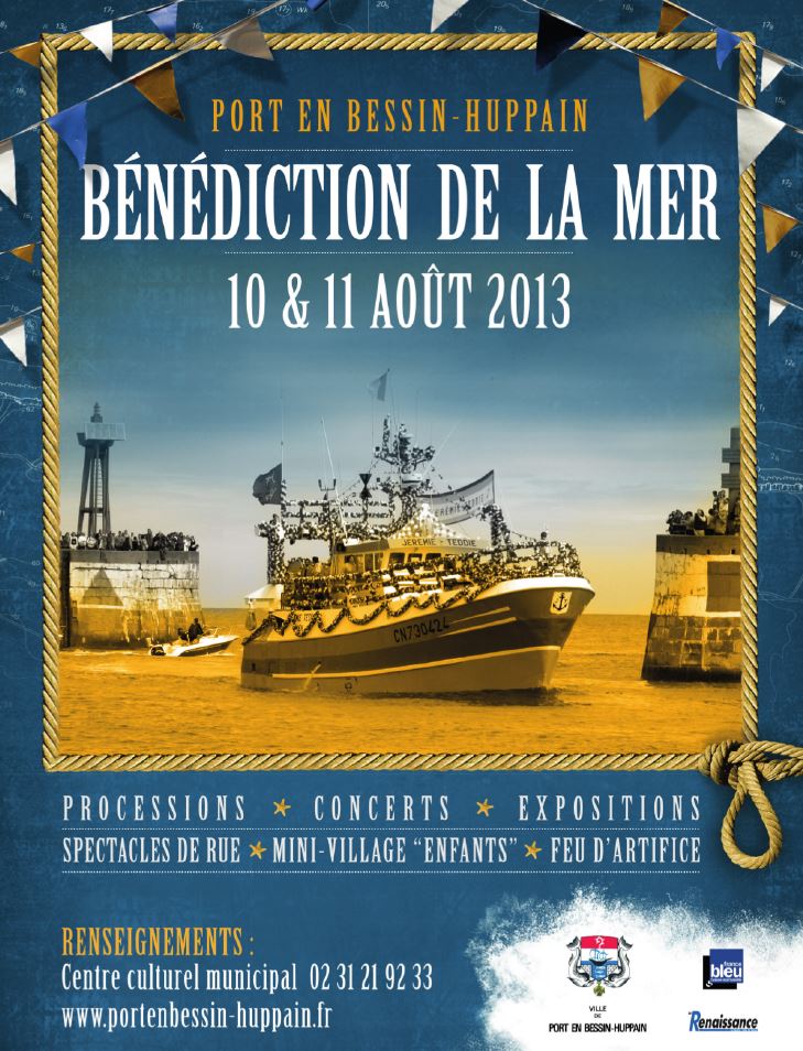 Affiche fête de la mer Port-en-Bessin