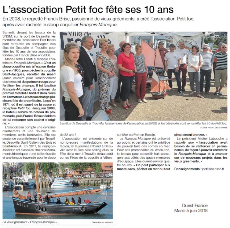 Ouest France 5 juin 2018